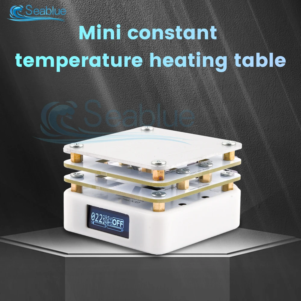 PD 65W Mini Digital Display Adjustable Constant Temperature Heating Table Type-C USB Soldering Heating Plate Preheating Platform