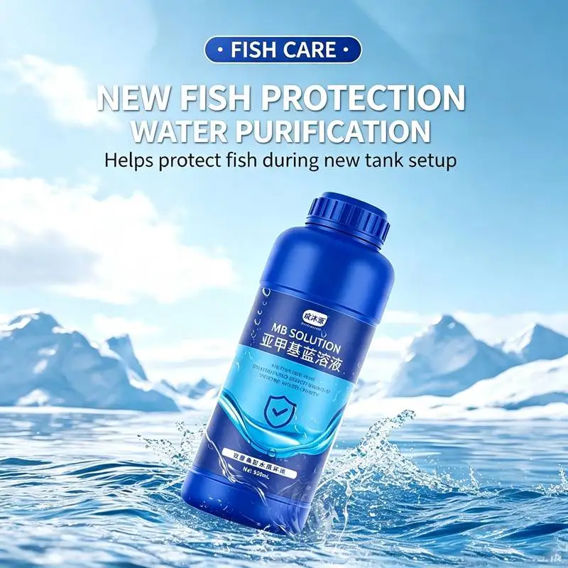 120ml Aquarium Methylene Blue Water Conditioner Water Stabilizer Purifier Nitrifying Bacteria Fish Tank Freshwater Liquid Set