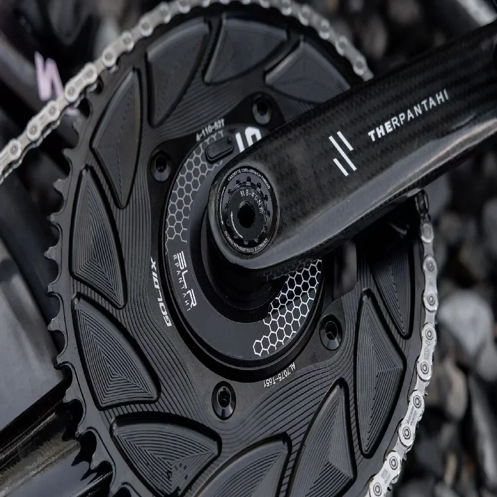Rennrad-Carbonkurbel 150-172,5 mm Länge 24 mm Titanachse für 110BCD Spider EASTON-Schnittstelle Faltbike Leistungsmesser-Kurbeln – Detail 18