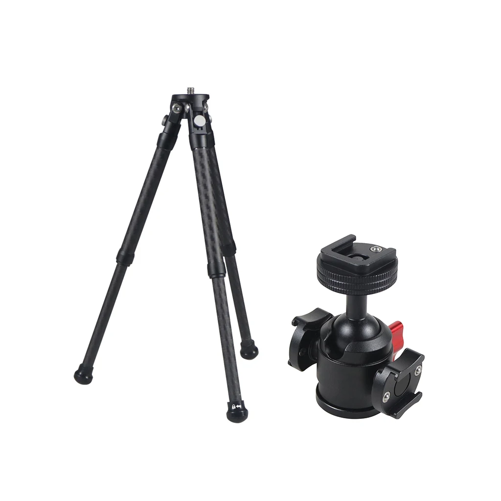 Mini Stativ Halterung Carbon Faser Desktop Ausziehbare Stativ Universal 1/4 "Schraube für DJI OSMO360 für Telefon DSLR Kamera – Detail 38