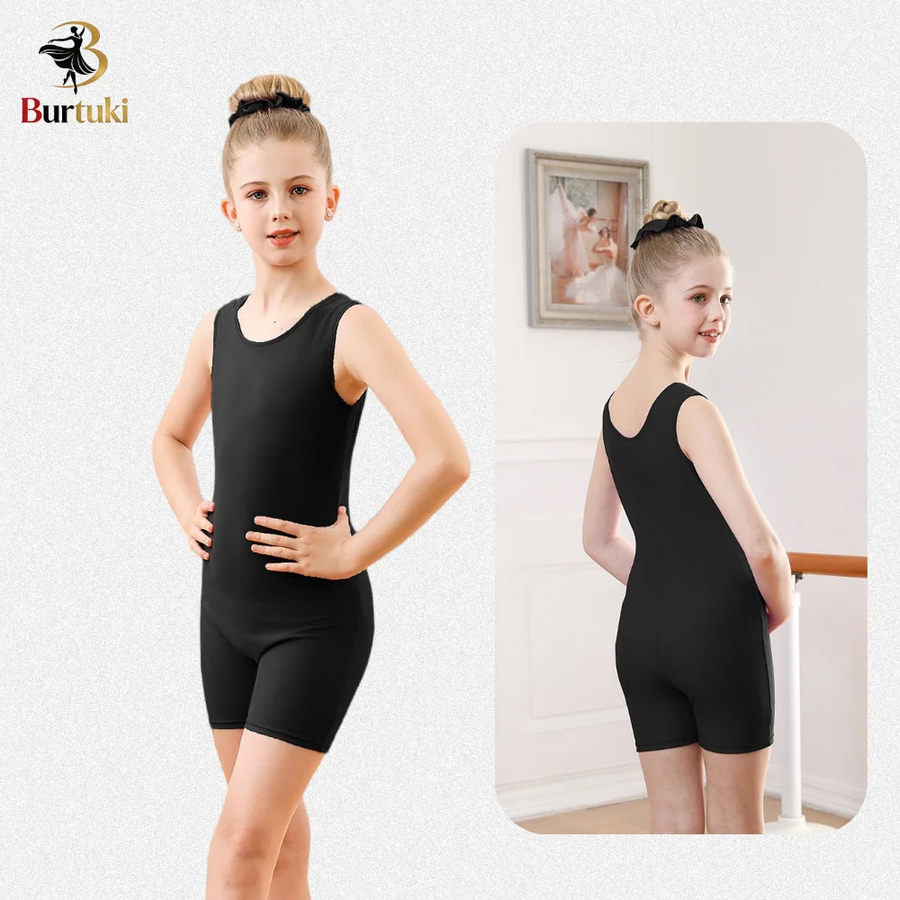 

Детские танцевальные комбинезоны Burtuki: эластичные спандексовые боди-костюмы для балета и гимнастики для малышей, девочек и мальчиков