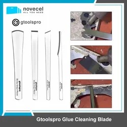 4Pcs Gtoolspro Glue Cleaning Blade Phone Motherboard Frame Glue Remover Repair CPU IC Chip Glue Cleaning Removal Tools