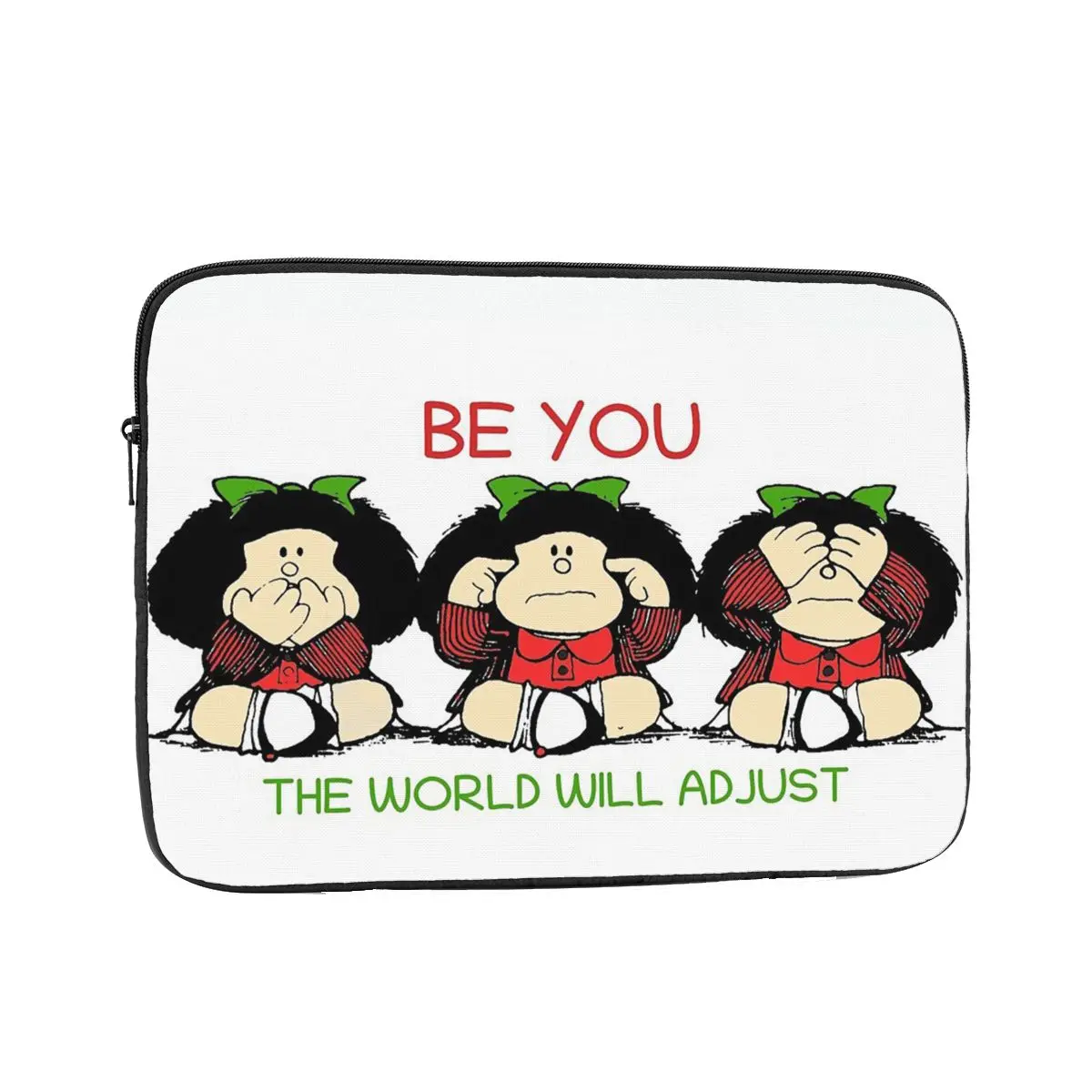 

Triple Mafalda Cartoon Laptop Bag Case 12" 13" 15" 17" Notebook Bag Sleeve Shockproof Case Bag