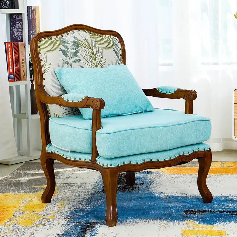 

High Back Kawaii Living Room Chairs Wood Simple Ergonomic Lazy Floor Chairs Vanity Nordic Comfy Fauteuil Salon Home Furniture