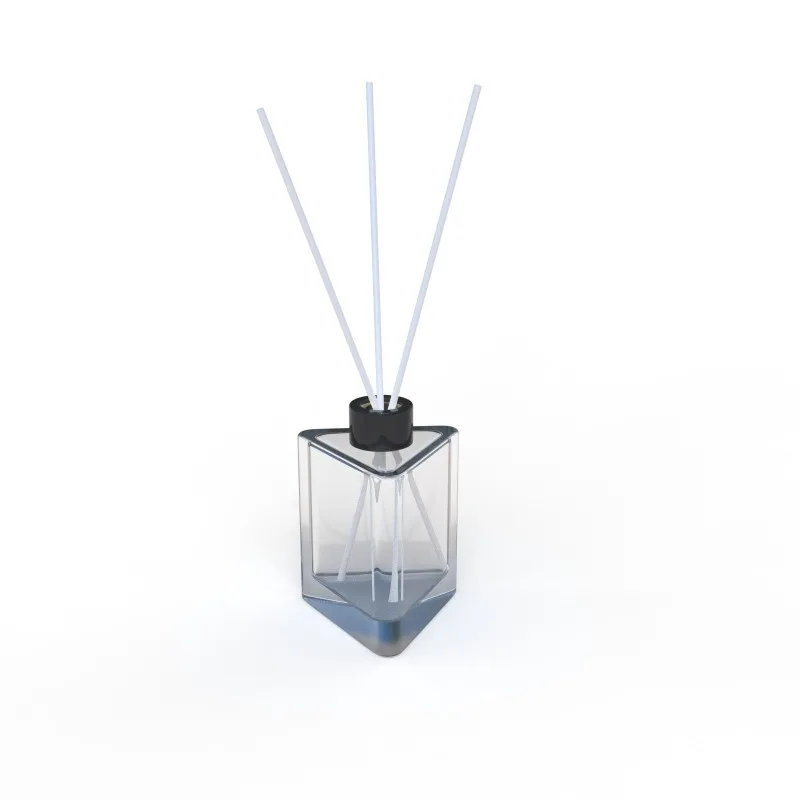 

Triangle Shape Reed Diffuser Glass Bottle, Empty Glass Container for Reeds and Aroma Oil, 3.38fl oz/100ML (Reeds not included)