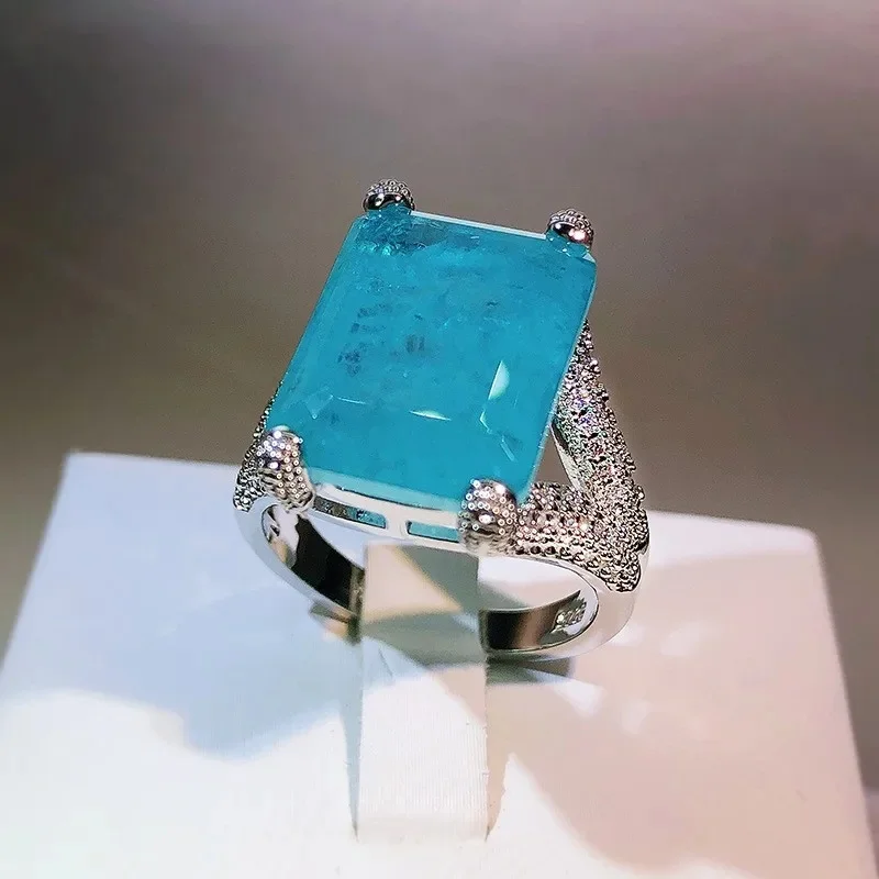 925-sterling-silver-European-and-American-temperament-simulation-Paraiba-ring-women's-rectangular-emerald-zircon-jewelry-gift