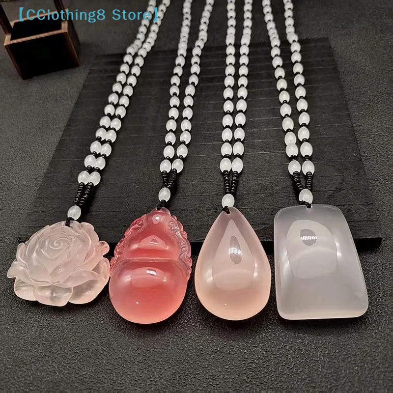 1Pcs Sunlight UV Color Change Necklace Water Drop Pendent Necklace Women Lucky Long Pendant Sweater Chain Ornaments【AliS8】