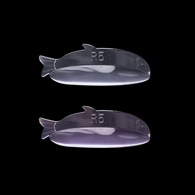 5ペア 新型 魚型 シリコン製 まつげパーマパッド まつげロッド シールド リフティング 3Dまつげカーラー アクセサリー アプリケーター メイクアップツール