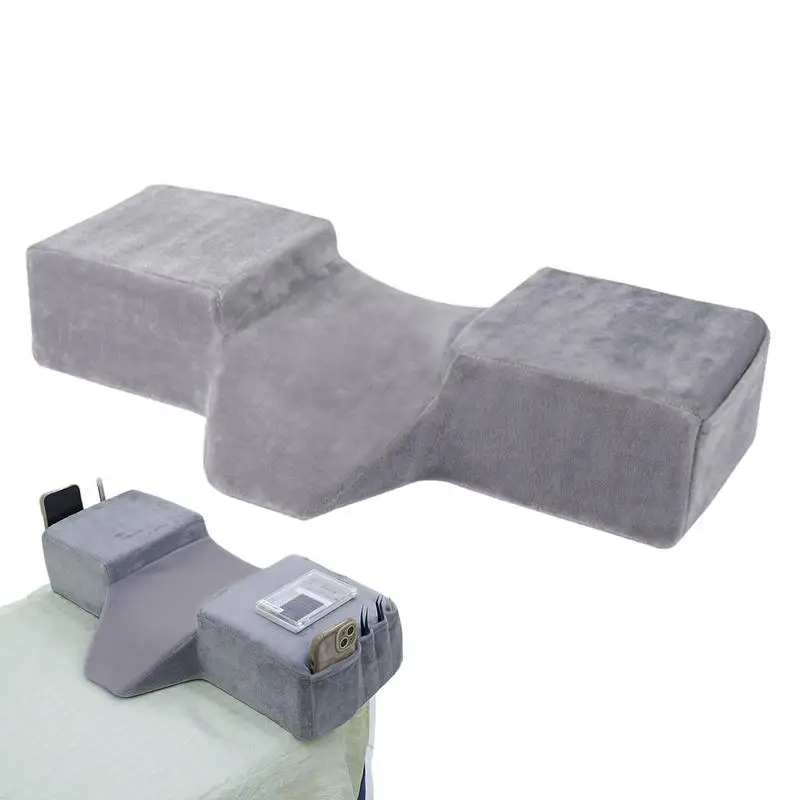 

Lash Pillows For Eyelash Extensions Ergonomic Lash Pillow Memory Foam Lash Bed Pillow With Side Pocket Ergonomic Curve Improve