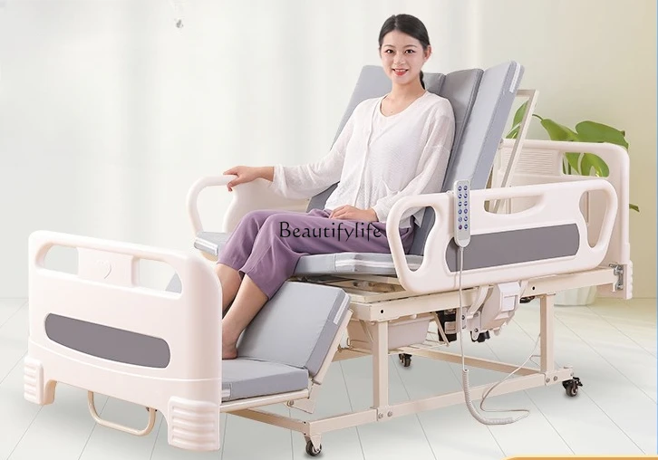 Electric Nursing Bed Household Multi-Function Automatic Turning Medical Elevated Bed