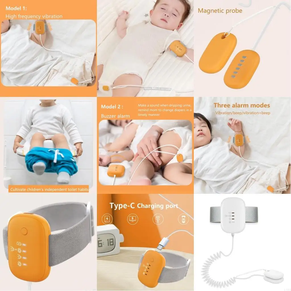 

USB Charging Bedwetting Monitor Solution for Baby Toddler Potty Training L8RB
