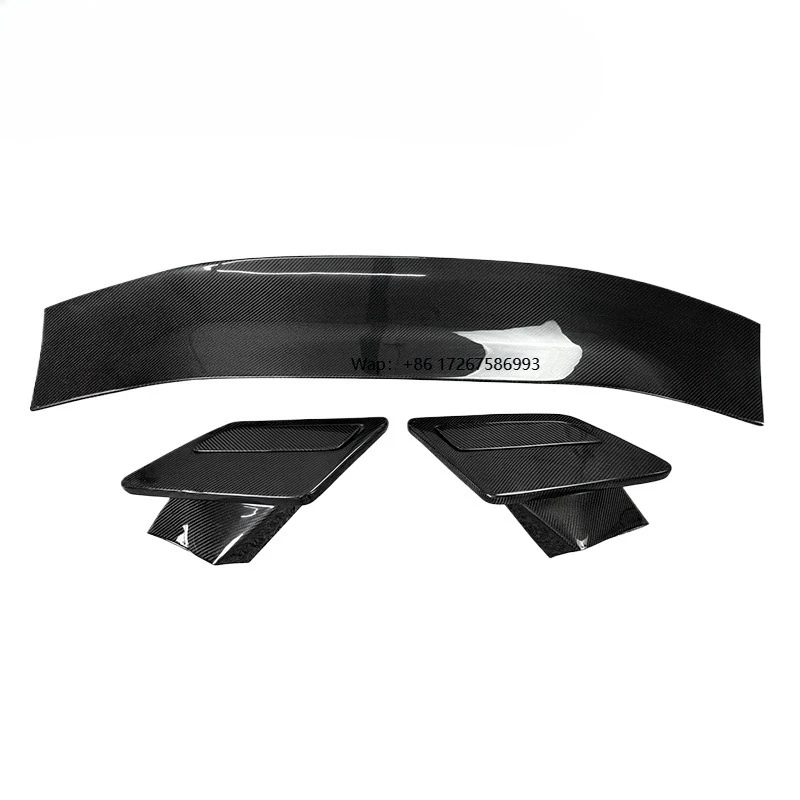 

High Quality Carbon fiber modified Wolf Flame three-stage tail wing fixed wing spoiler suitable for GR86/For BRZ