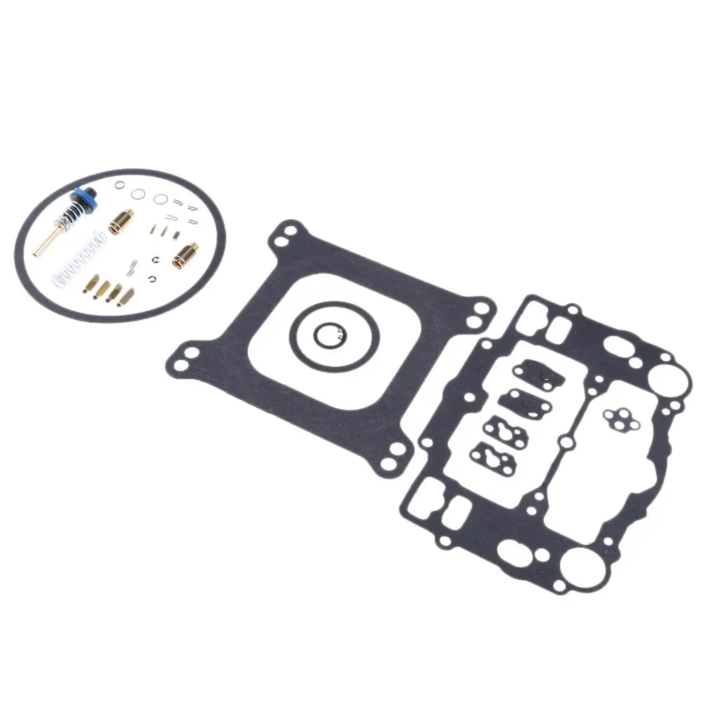Carburetor Repair Kit High Durability Easy Install Marine Carb Rebuild Set for Edelbrock 1477 Outboard Motor