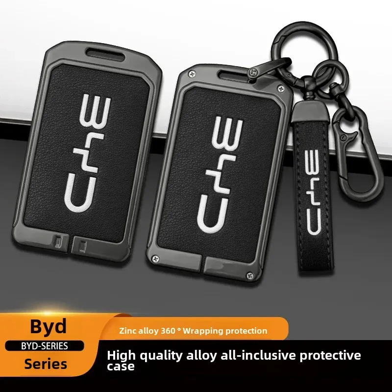 Premium Customized BYD Qin Song Pro Car Key Case High-End NFC Package Han Dm Modification Buckle Suitable For Baidu Cards