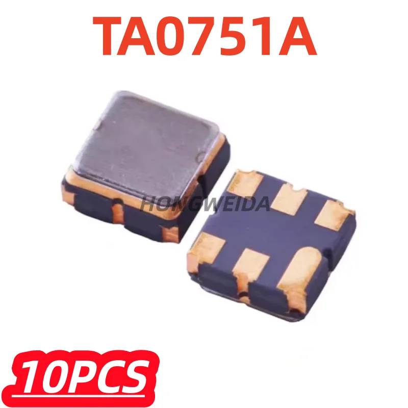 10Pcs/lot 100% New TA0751A Part Code Marking 66 SAW Filter 2000MHz 4dB SMD3030-6P 2GHz Communication Frequency Devices
