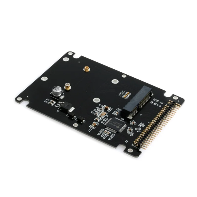 MSATA naar 2,5 inch 44PIN IDE HDD SSD-adapter MSATA naar PATA-converteradapterkaart met behuizing