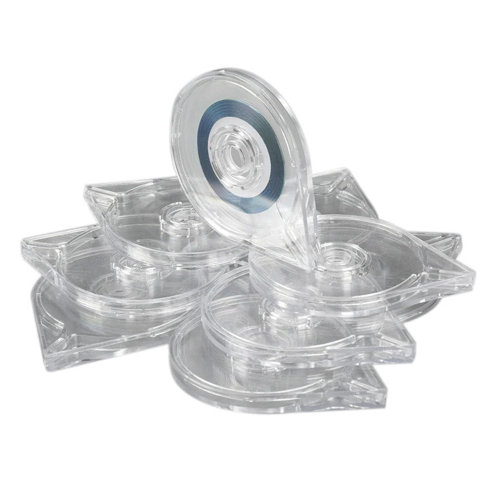 

10pcs Nail Art Wire Box Gold Silver Foil Storage Case Manicure Striping Tape Holder Portable Nail Design Tool For Home Use