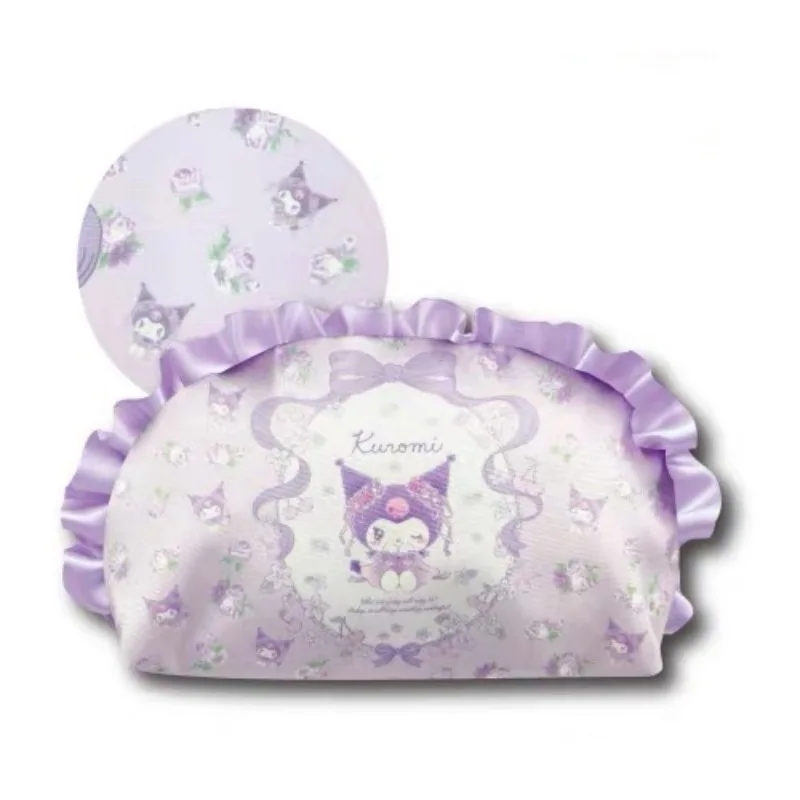 Kawaii Y2K Sanrio Hello Kitty kosmetyczka dla dziewczynek, nadruk kreskówkowy mała świeża kosmetyczka, szminka mała kolekcja przedmiotów