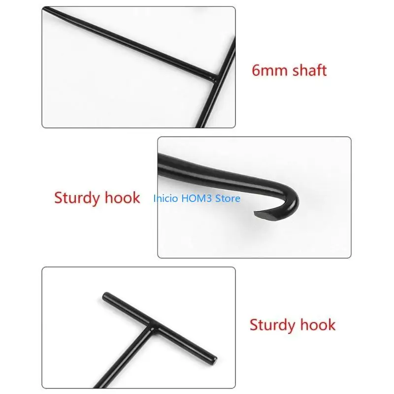 A5YD T-Handle Type 오토바이 배기 스프링 후크 백혈병 스프링 풀러 도구