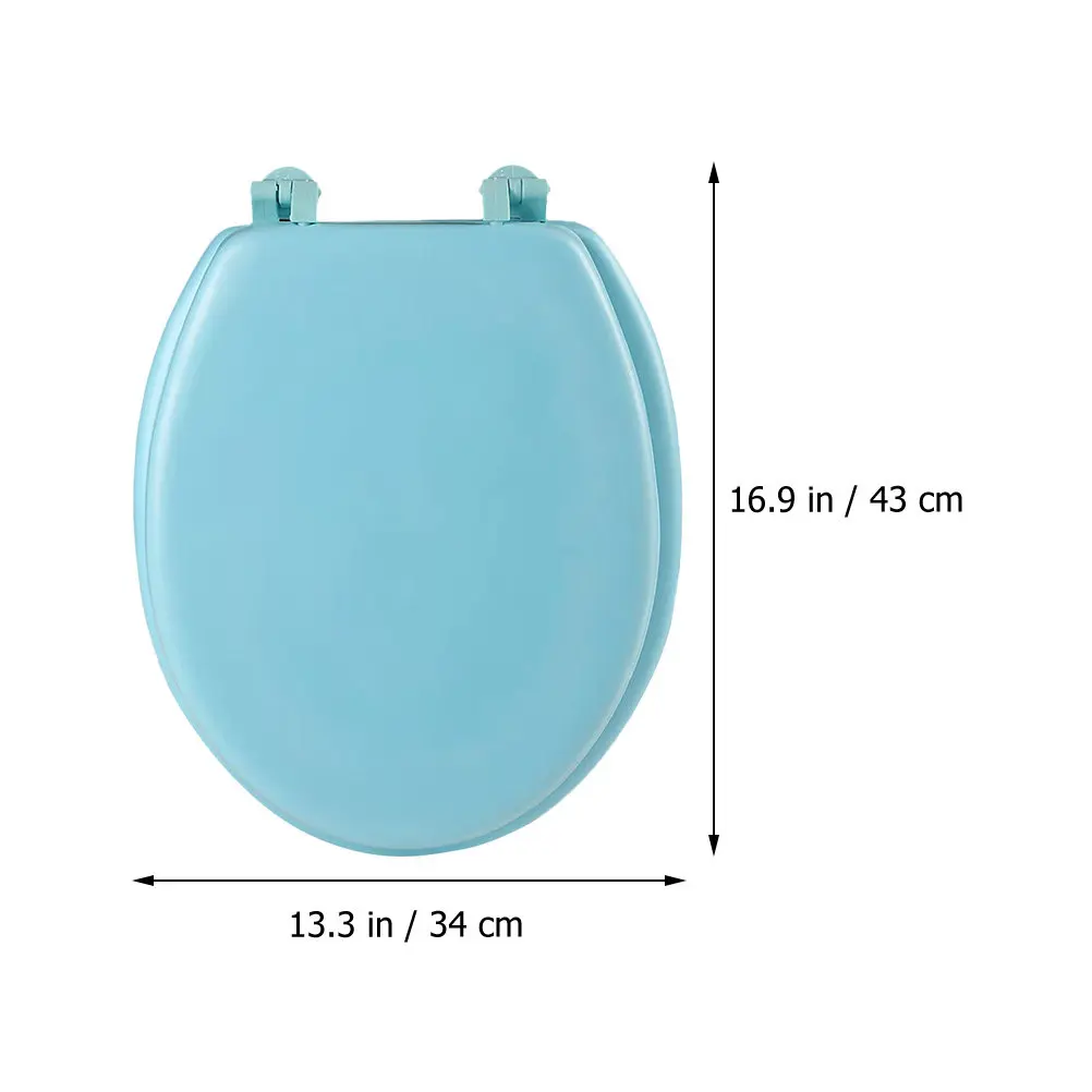 Eva Toilet Seat Cover Thick Soft Comfortable Replacement Lid for Bathroom Home Toilet Bathroom Accessory Removable