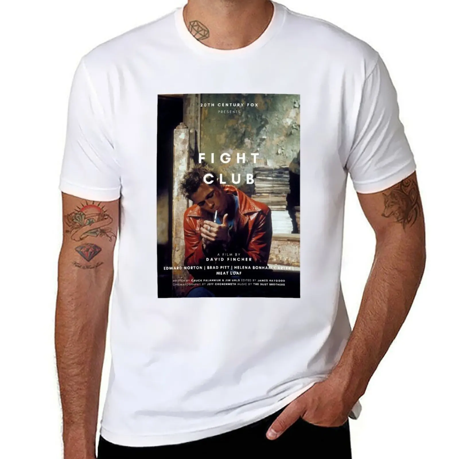 

Film Fight Club Movies T-Shirt man graphic t shirt t shirts for man graphic funny T-Shirt