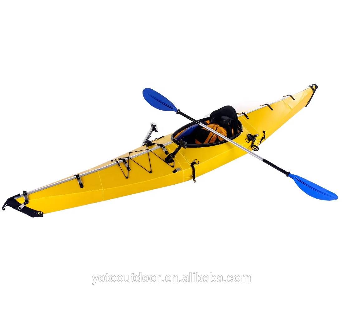 Trending Design China Portable Foldable Kayak Single Canoe