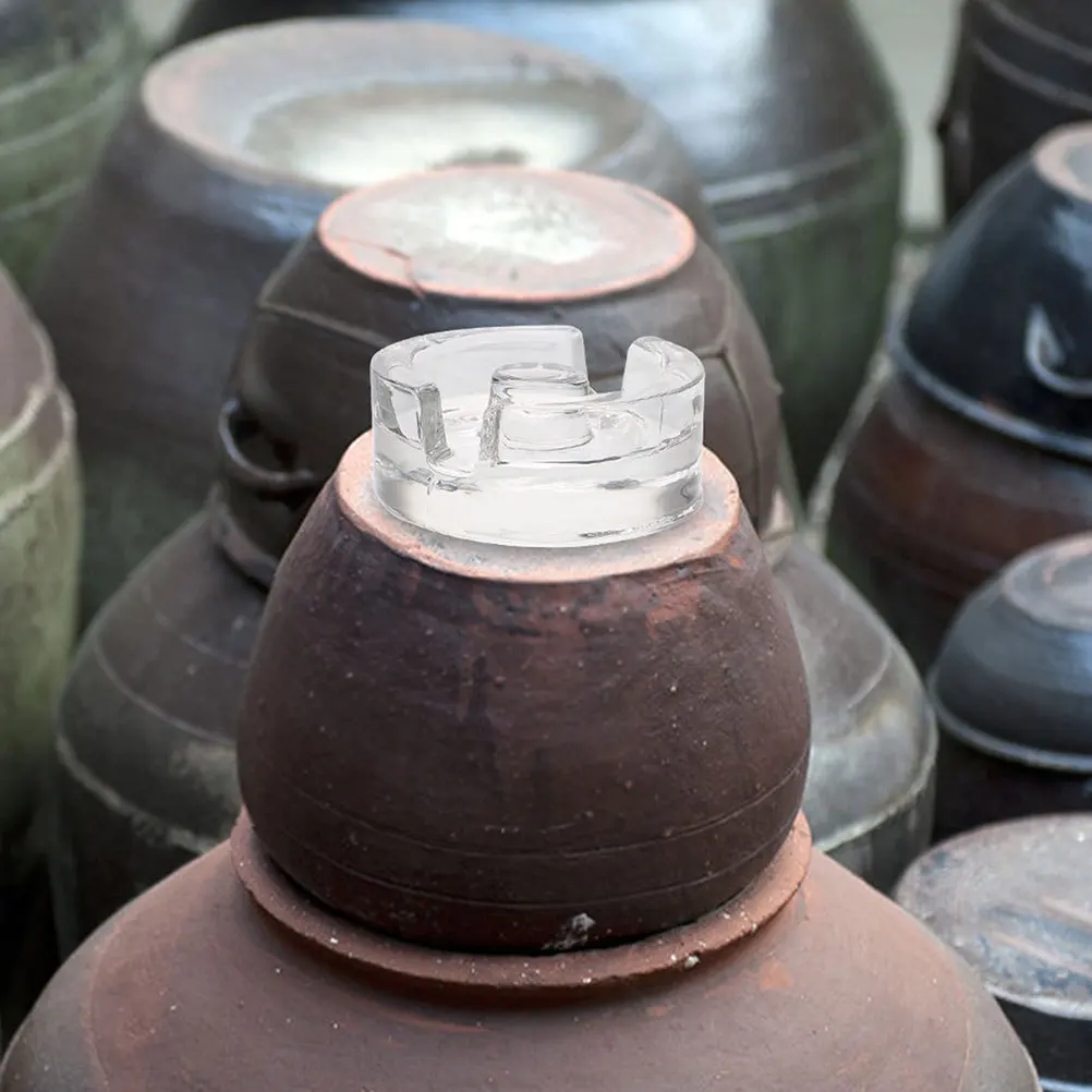 

3Pcs Fermentation Weight Glass Lids Heavy Wide Mouth Jar Fermenting Weights for Pickle Can Kimchi Sauerkraut Leavening