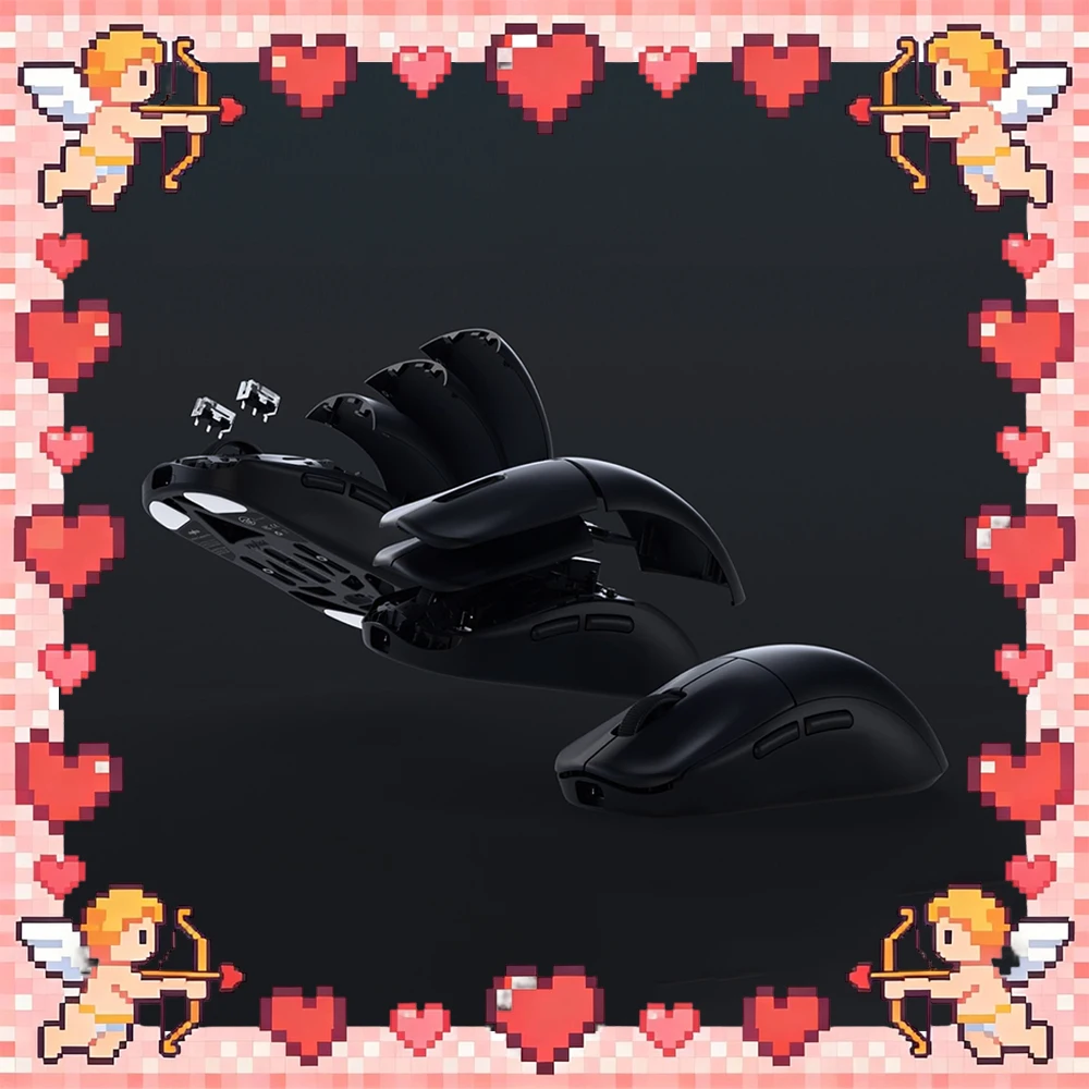 Pwnage Symm3 Wireless Mouse 8000Hz Lightweight Mice Hot Swappable Micro Switches Replaceable Shell Gaming Mouse PC Accessories