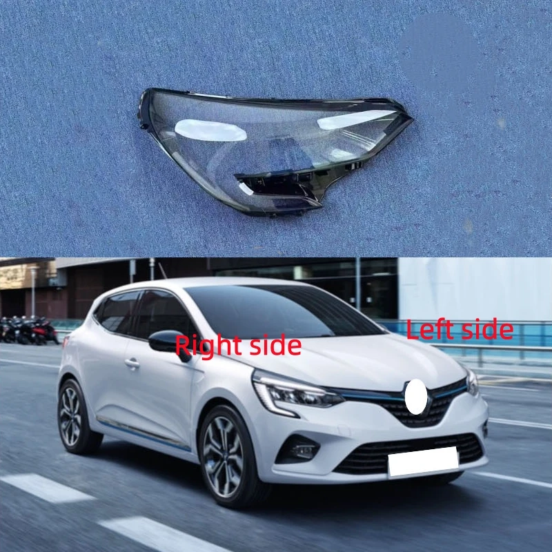 

For Renault Clio 5 2019 2020 2021 2022 Car Headlight Shell Headlamp Cover Replace Lamp Shade Headlamp Lens Glass