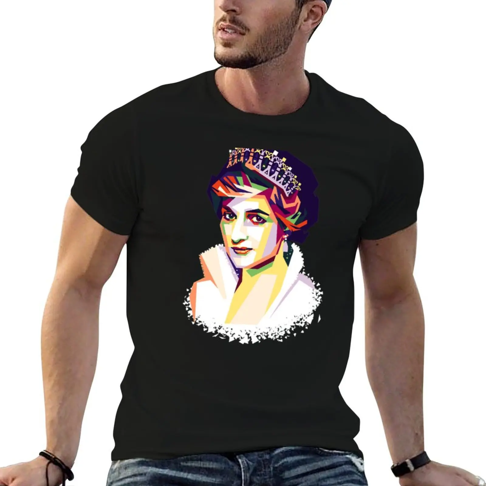 LADY DIANA WPAP Lady Diana T-Shirt t shirt for man man tshirt mens graphic t shirts T-shirt
