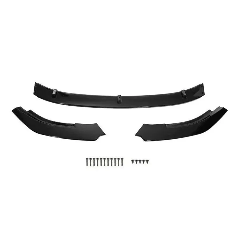 Geeignet für MK6 Golf 6 GTI R20 Frontlippenmodifikation, dreiteilige Frontschaufel mit Kohlefaser-Kinnspoiler TY-WP-0274