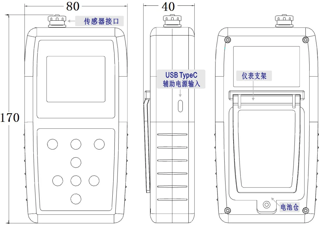 Imagem -02 - Handheld Sensor Reader para Fieldscan