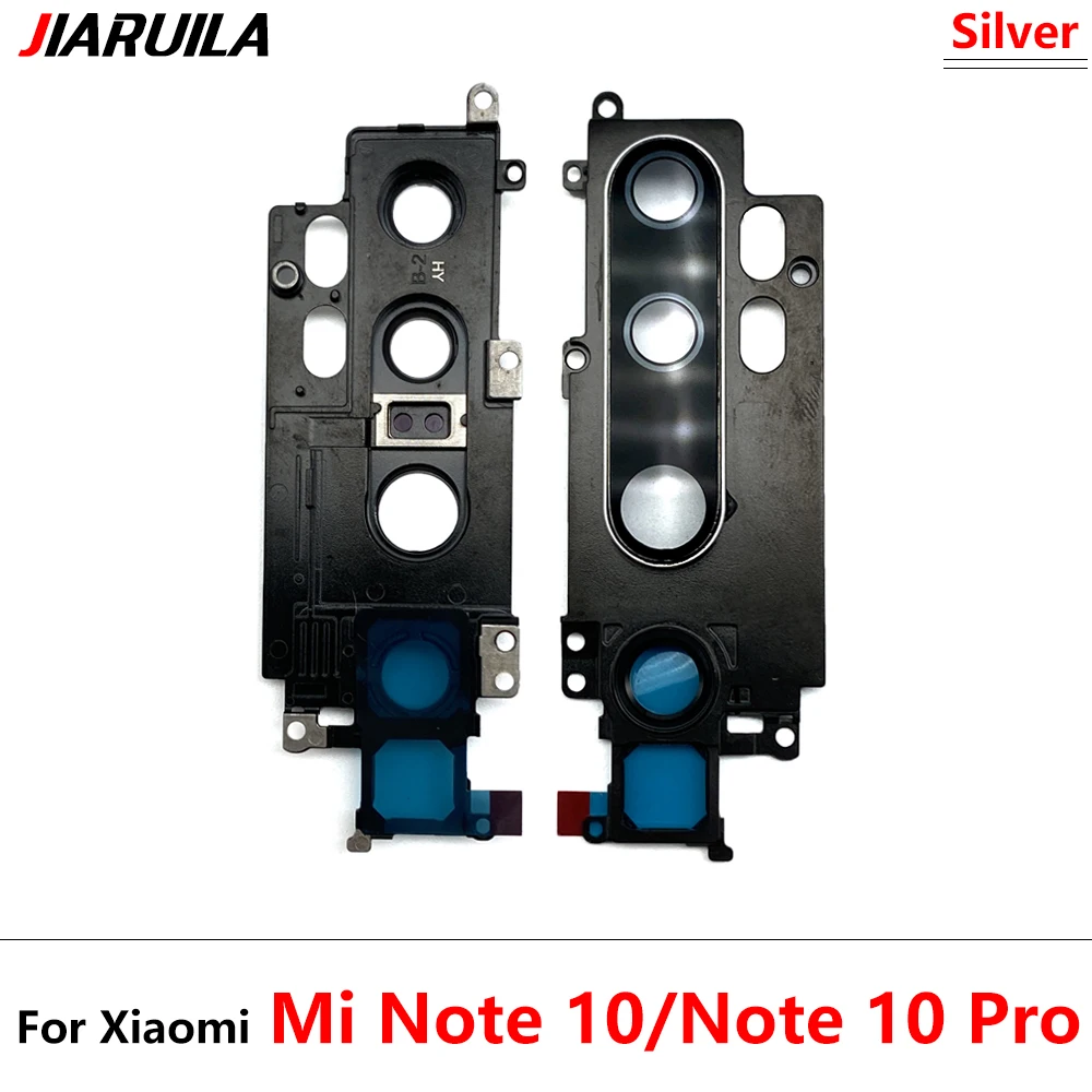 

20PCS Lots Original New For Xiaomi Mi Note 10 Pro Housing Back Rear Camera Glass Lens With Cover Frame Holder Xaomi Xaomi