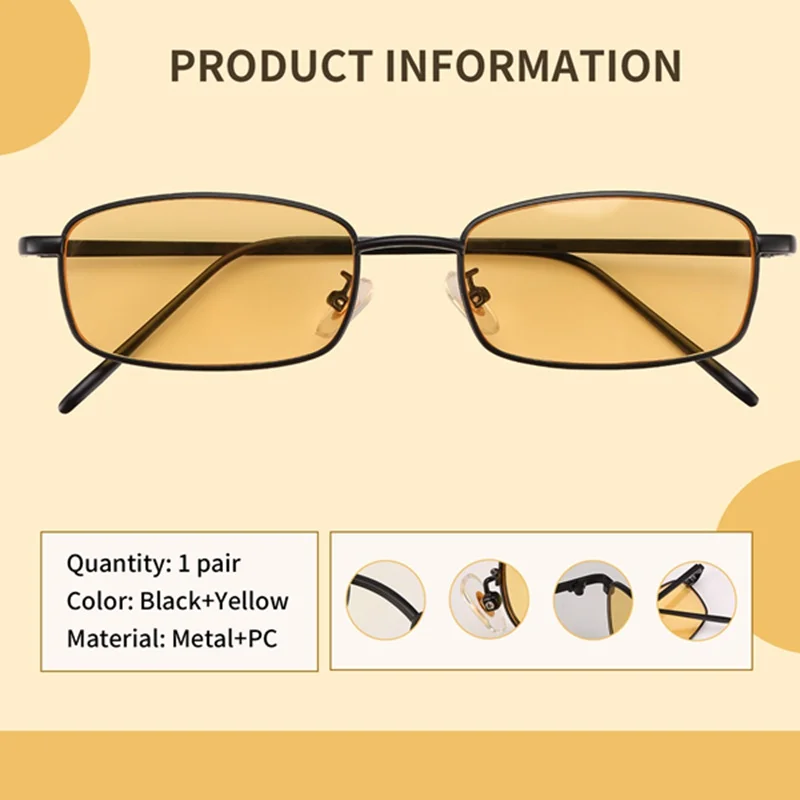 Винтажные солнцезащитные очки для женщин и мужчин, прямоугольные очки, маленькие солнцезащитные очки в стиле ретро, женские S8004