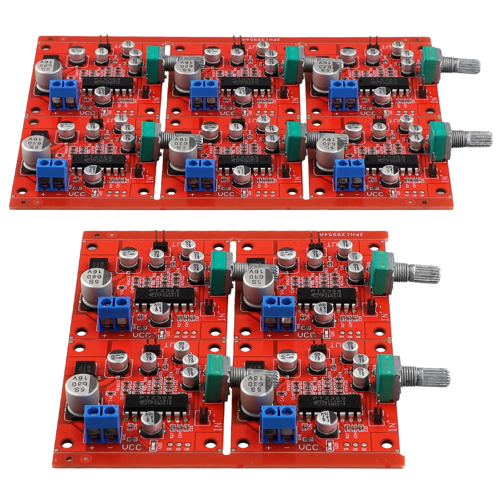 10PCS PT2399 Microphone Reverb Plate Reverberation Board No Preamplifier for DC 6V-15V