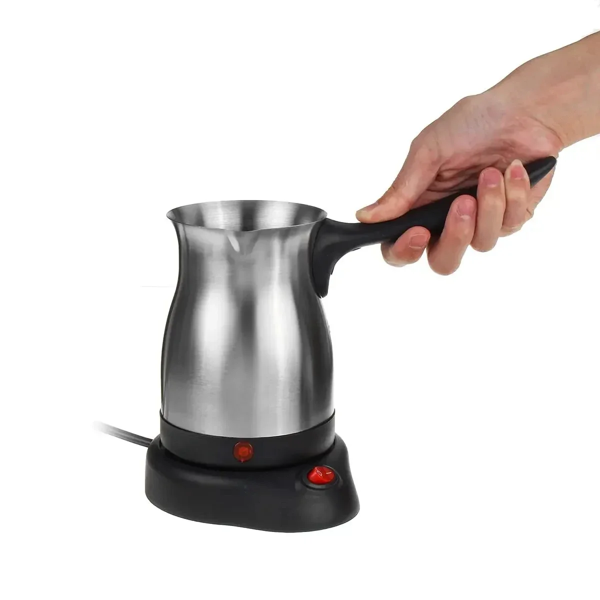 Nova cafeteira portátil turca grega máquina de café aço inoxidável separado escritório espresso chá moka pote