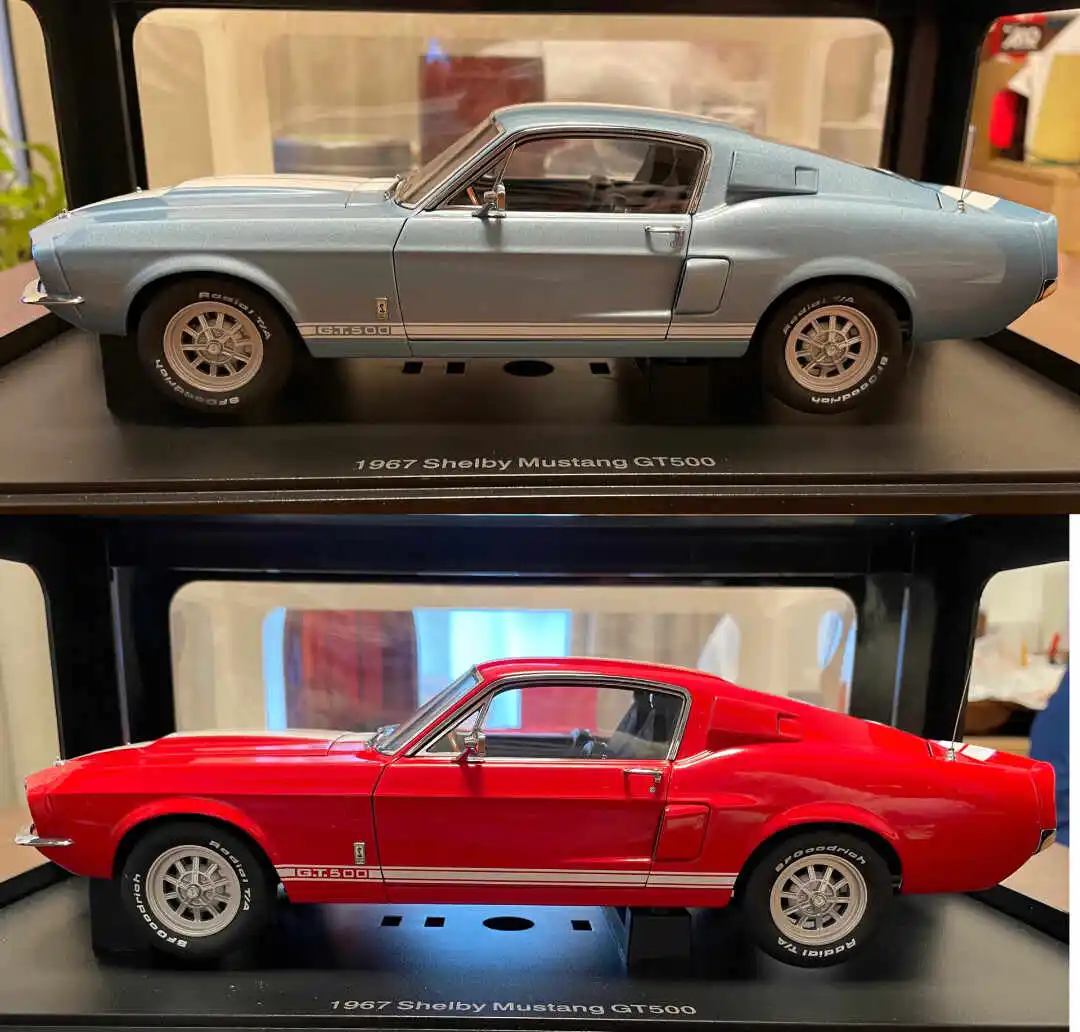 

Autoart 1:18 Shelby GT500 1967 Simulation Limited Edition All Open Alloy Metal Static Car Model Toy Gift