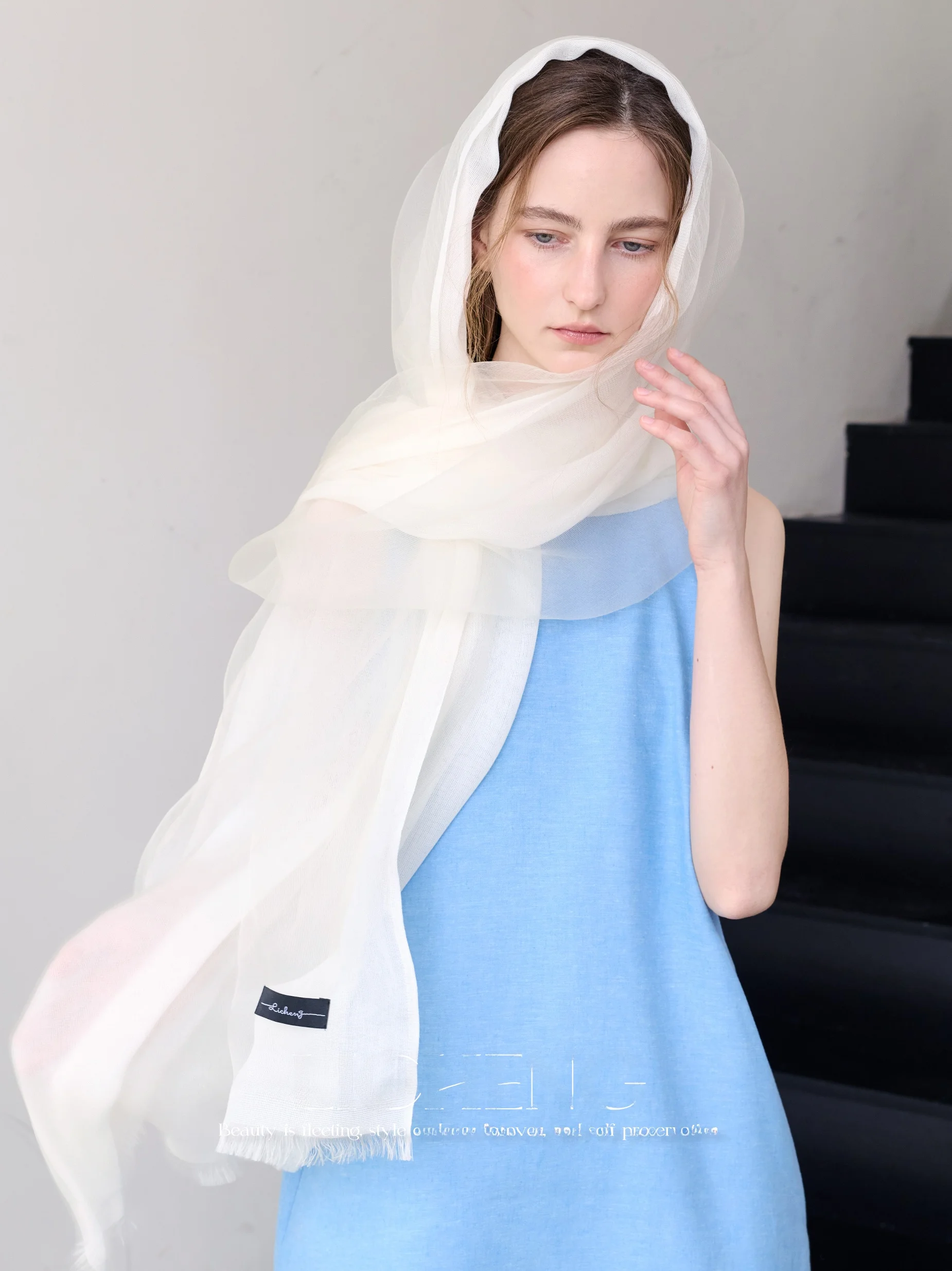 mengluo-illusion-double-layer-silk-cotton-scarf-elegance-european-organza-sunscreen-travel-air-conditioning-awl-oulder-wrap