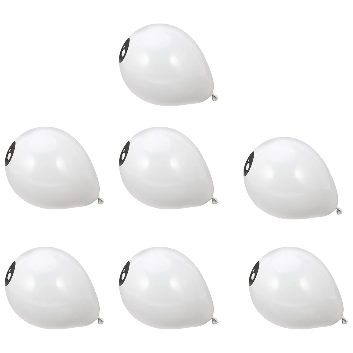 

100pcs Eye Balloons Thickened Natural Latex Halloween Party Decoration Bright Inflatable Balloon Kit For Wall Door Window