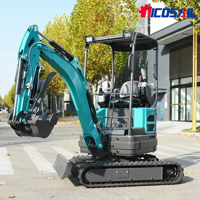 حفارة صغيرة متوافقة مع Ce Epa 360 درجة متعددة الوظائف 2.0 طن 1.8 طن سعة المزرعة المقصورة المستخدمة شحن مجاني