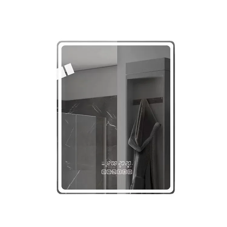 Art Deco Heavy Duty Construction Natural Floor Mirror Waterproof Anti-Tip Design Eco Friendly Foldable for Laundry Room