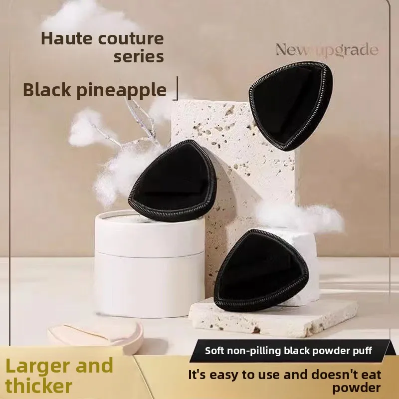 10 stuks driehoekige poederdons nat droog gebruik voor losse poeder vloeibare cosmetische zachte pluche poederdons make-up foundation nieuw in de trend