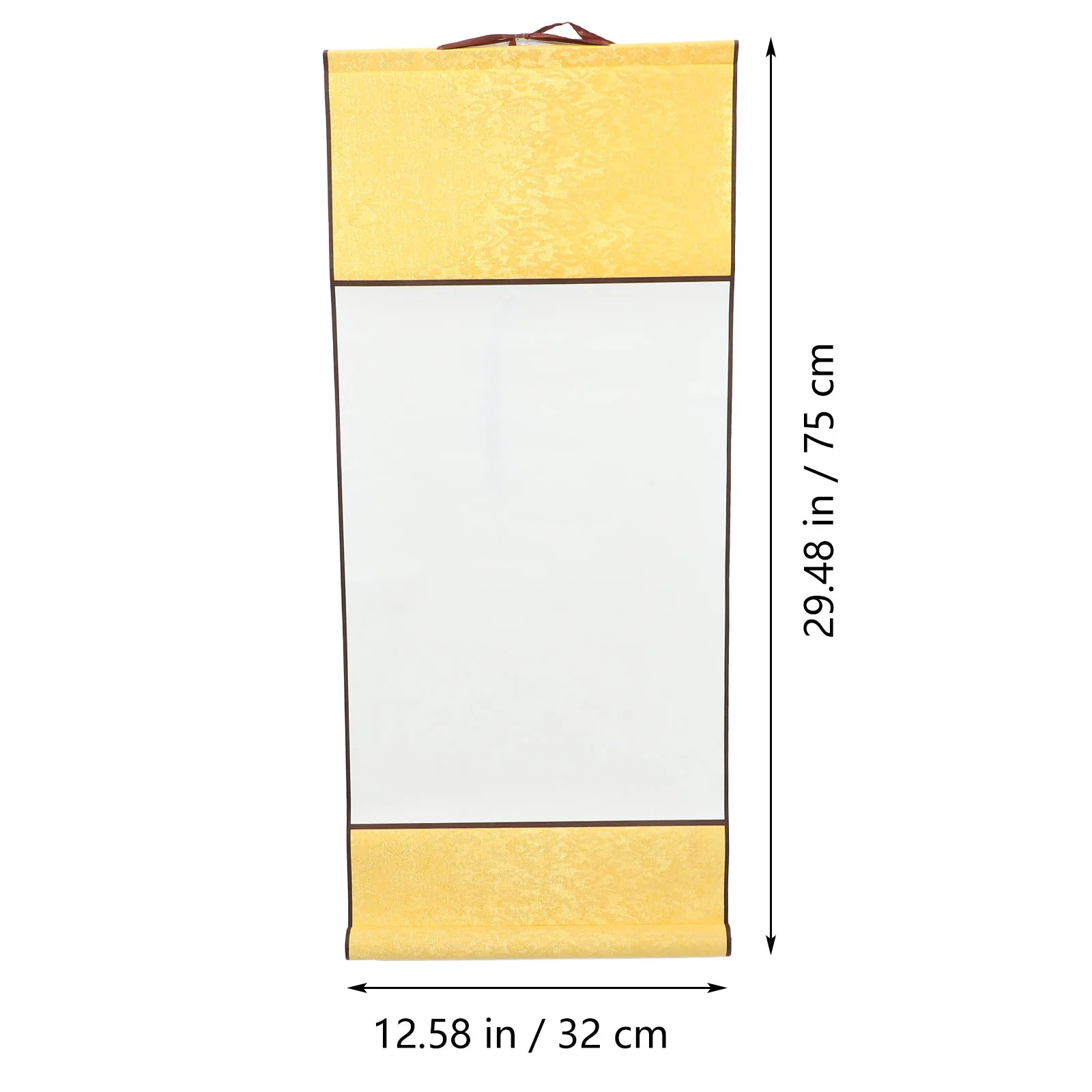 ورق الأرز الفارغ الخط معلق التمرير ورقة شوان الصينية صلابة جيدة امتصاص الحبر مثالية للرسم فن الكتابة