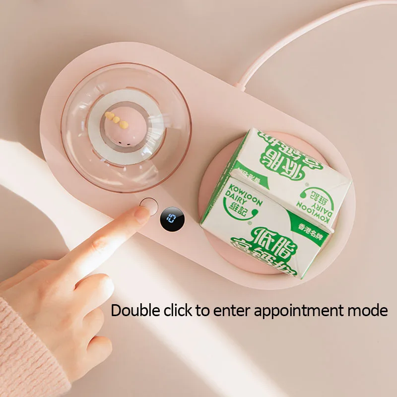 20W Cup Heater Coffee Mug Warmer 3 Gear Warmer Coaster Smart Thermostatic Hot Plate for Coffee Milk Tea Heating Pad Auto-off