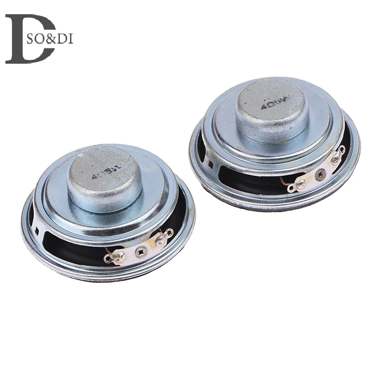 2PCS Mini Speaker 3W 4R Diameter 50MM Mini Amplifier Rubber Gasket Loudspeaker Trumpet 3 Watt 4 Ohm 5CM Speakers For Arduino Kit