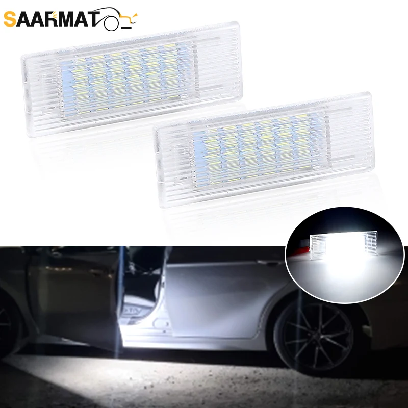 2pcs Canbus LED Door Courtesy Light Luggage Trunk Glove Box Lamp For BMW F20 F21 F30 F31 F34 F32 F10 F11 F07 F01 X5 X1 X4 I3