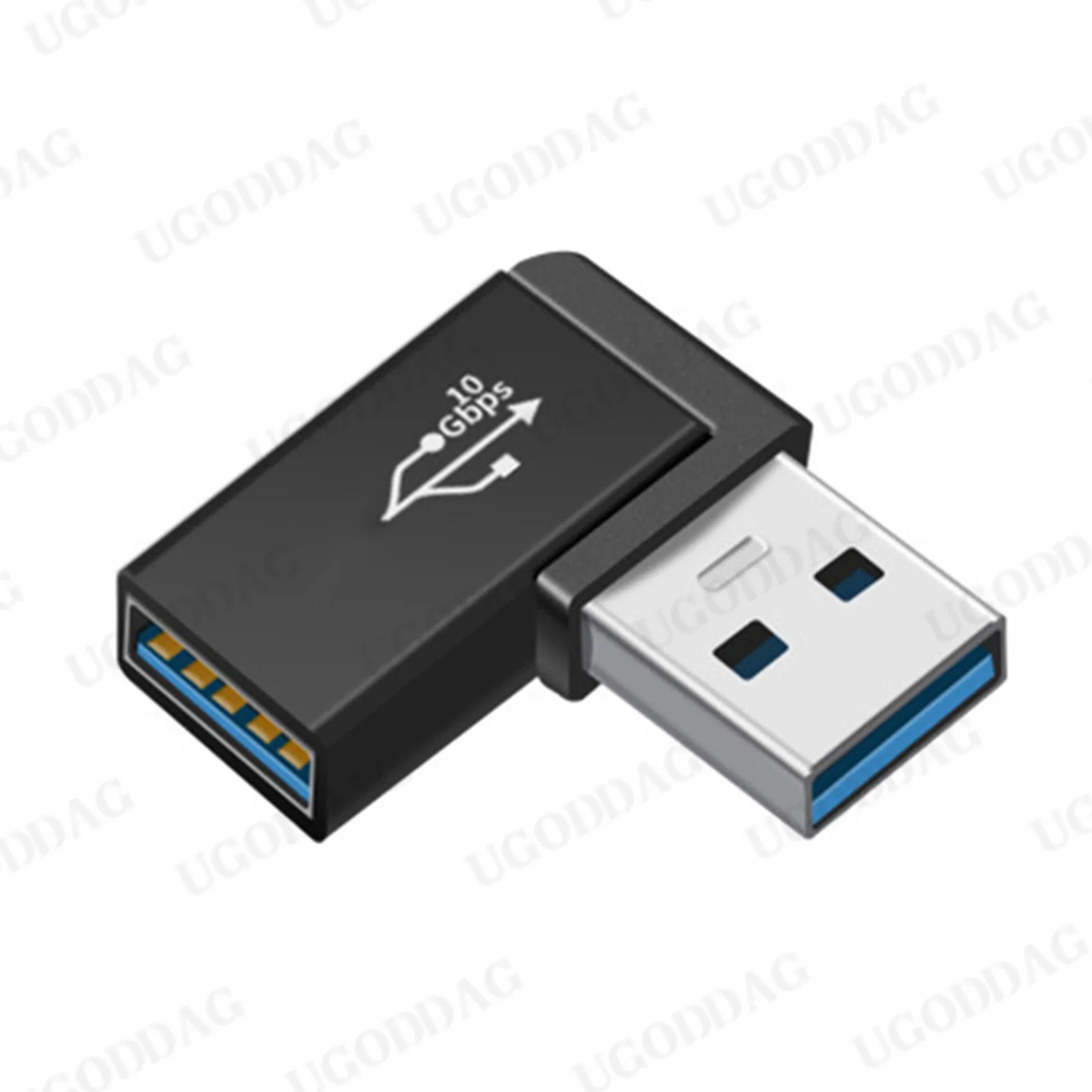 OTG Adapter USB 3.1 Type C Female To USB 3.0 Male Converter 10Gbps Type C to USB 3.0 90 Degrees Angled OTG Connector