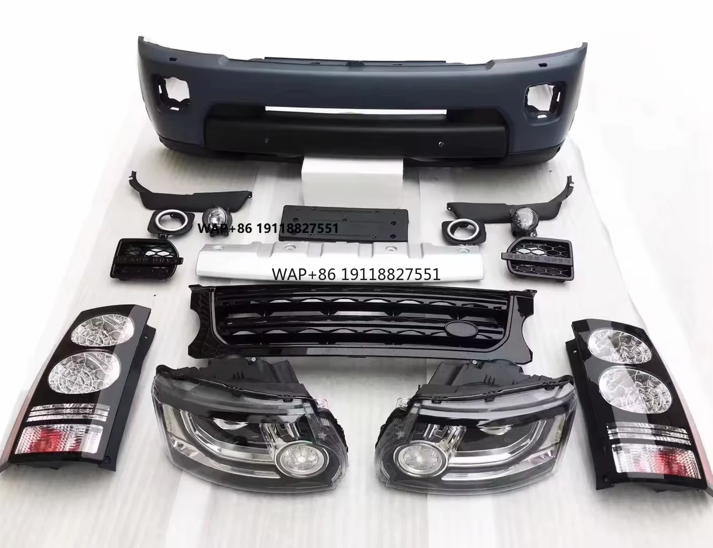 

For New LR Discovery 4 Bumper Body Kit-Screw-On Installation Universal Fitment