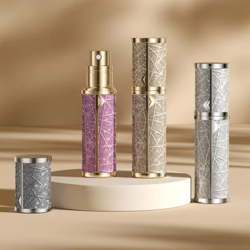 5 ml Leder-Parfümflasche, nachfüllbarer Parfümzerstäuber für Reisen, Sprühflasche mit ultrafeinem Nebel, Duftbehälter, leer – Detail 4