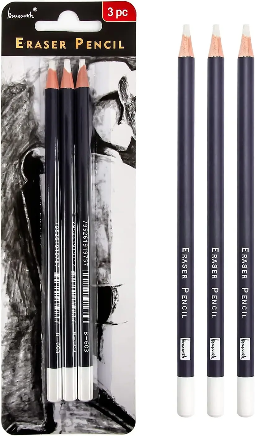 

Fine Detail Eraser Set for Sketching, Charcoal & Colored Pencil Corrections